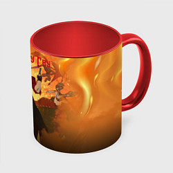 Кружка 3D Devil May Cry персонажи, цвет: 3D-белый + красный