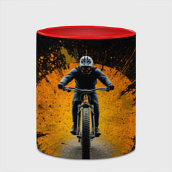Кружка 3D На фэтбайке, цвет: 3D-белый + красный — фото 2
