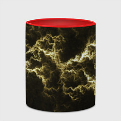 Кружка 3D Lightning yellow, цвет: 3D-белый + красный — фото 2