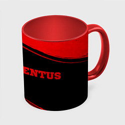 Кружка 3D Juventus - red gradient по-горизонтали, цвет: 3D-белый + красный