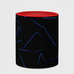 Кружка 3D Color blue line, цвет: 3D-белый + красный — фото 2