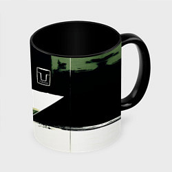 Кружка 3D Tank логотип машины, цвет: 3D-белый + черный