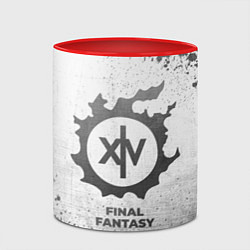 Кружка 3D Final Fantasy - white gradient, цвет: 3D-белый + красный — фото 2