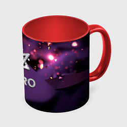 Кружка цветная Astro логотип группы из кристаллов