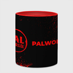 Кружка 3D Palworld - red gradient по-горизонтали, цвет: 3D-белый + красный — фото 2
