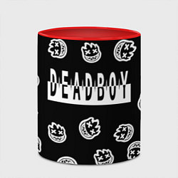Кружка 3D Deadboy - Bones, цвет: 3D-белый + красный — фото 2