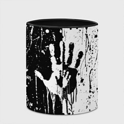 Кружка 3D Антиматерия подтеки, цвет: 3D-белый + черный — фото 2