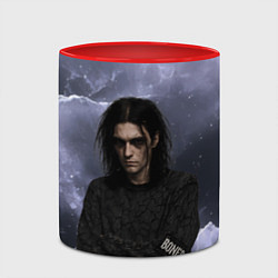 Кружка 3D Bones в образе психа, цвет: 3D-белый + красный — фото 2