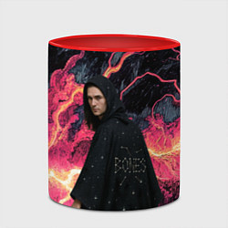 Кружка 3D Bones в мантии со звездами, цвет: 3D-белый + красный — фото 2