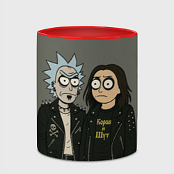 Кружка 3D КиШ - Рик и Морти, цвет: 3D-белый + красный — фото 2