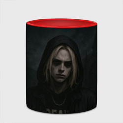 Кружка 3D Pharaoh - нейроарт, цвет: 3D-белый + красный — фото 2