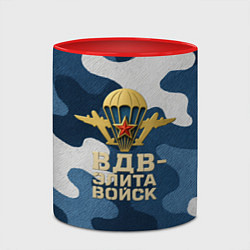 Кружка 3D ВДВ - элита войск, цвет: 3D-белый + красный — фото 2