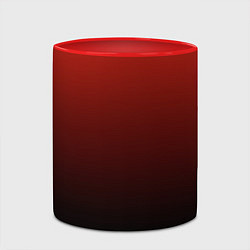 Кружка 3D Red gradient, цвет: 3D-белый + красный — фото 2