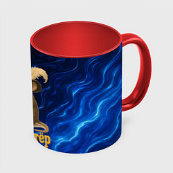 Кружка 3D Мышкетер мышь мушкетер, цвет: 3D-белый + красный