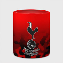 Кружка 3D Тоттенхэм Хотспур камуфляж красный, цвет: 3D-белый + красный — фото 2