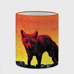 Кружка 3D The Prodigy: Red Fox, цвет: 3D-оранжевый кант — фото 2