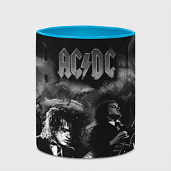 Кружка 3D AC/DC, цвет: 3D-белый + небесно-голубой — фото 2