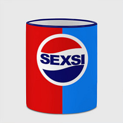 Кружка 3D Sexsi Pepsi, цвет: 3D-синий кант — фото 2