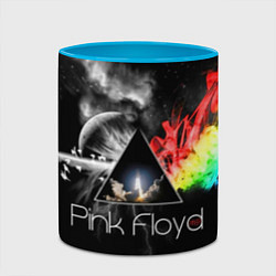 Кружка 3D Pink Floyd, цвет: 3D-белый + небесно-голубой — фото 2