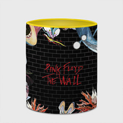 Кружка 3D Pink Floyd: The Wall, цвет: 3D-белый + желтый — фото 2