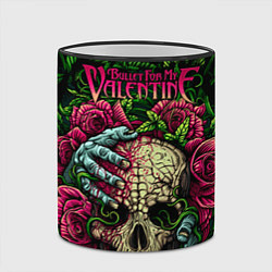 Кружка 3D BFMV: Roses Skull, цвет: 3D-черный кант — фото 2