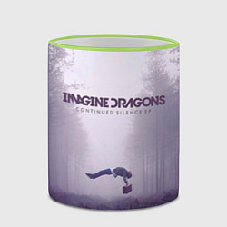 Кружка 3D Imagine Dragons: Silence, цвет: 3D-светло-зеленый кант — фото 2