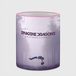 Кружка 3D Imagine Dragons: Silence, цвет: 3D-розовый кант — фото 2
