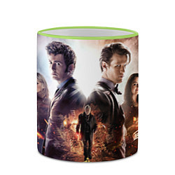 Кружка 3D Doctor Who: Heritage, цвет: 3D-светло-зеленый кант — фото 2