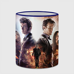 Кружка 3D Doctor Who: Heritage, цвет: 3D-синий кант — фото 2