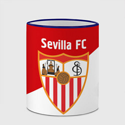 Кружка 3D Sevilla FC, цвет: 3D-синий кант — фото 2