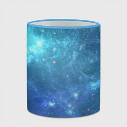 Кружка 3D Космос, цвет: 3D-небесно-голубой кант — фото 2
