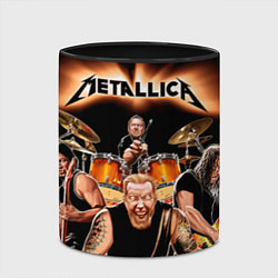 Кружка 3D Metallica Band, цвет: 3D-белый + черный — фото 2