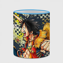 Кружка 3D One Piece, цвет: 3D-небесно-голубой кант — фото 2