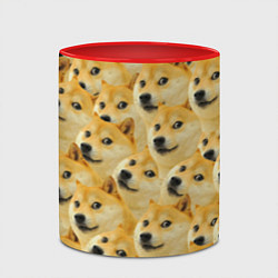 Кружка 3D Doge, цвет: 3D-белый + красный — фото 2