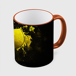 Кружка 3D Wu-Tang Clan: Yellow, цвет: 3D-оранжевый кант