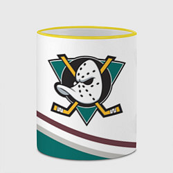 Кружка 3D Anaheim Ducks Selanne, цвет: 3D-желтый кант — фото 2
