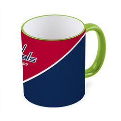 Кружка 3D Washington capitals, цвет: 3D-светло-зеленый кант