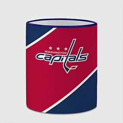 Кружка 3D Washington capitals, цвет: 3D-синий кант — фото 2
