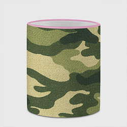 Кружка 3D Хаки, цвет: 3D-розовый кант — фото 2