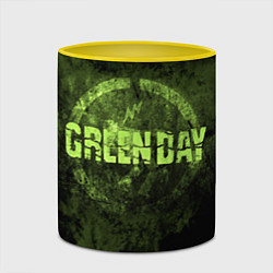 Кружка 3D Green Day: Acid Voltage, цвет: 3D-белый + желтый — фото 2