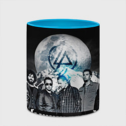 Кружка 3D Linkin Park: Moon, цвет: 3D-белый + небесно-голубой — фото 2