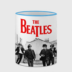 Кружка 3D The Beatles: Break, цвет: 3D-небесно-голубой кант — фото 2