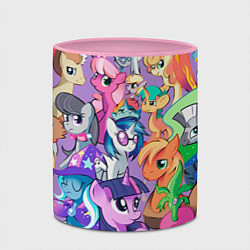 Кружка 3D My Little Pony, цвет: 3D-белый + розовый — фото 2