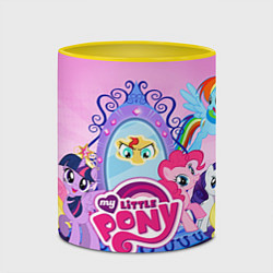 Кружка 3D My Little Pony, цвет: 3D-белый + желтый — фото 2