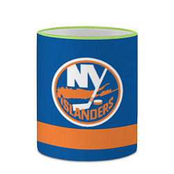 Кружка 3D New York Islanders, цвет: 3D-светло-зеленый кант — фото 2