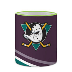 Кружка 3D Anaheim Ducks Selanne, цвет: 3D-светло-зеленый кант — фото 2