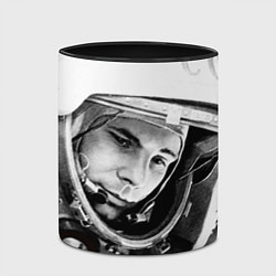 Кружка 3D Юрий Гагарин, цвет: 3D-белый + черный — фото 2
