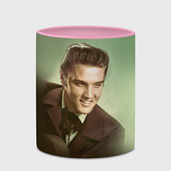Кружка 3D Elvis Young, цвет: 3D-белый + розовый — фото 2