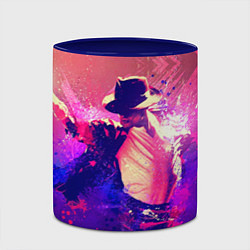 Кружка 3D Michael Jackson: Moon, цвет: 3D-белый + синий — фото 2