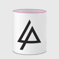 Кружка 3D Linkin Park: Symbol, цвет: 3D-розовый кант — фото 2